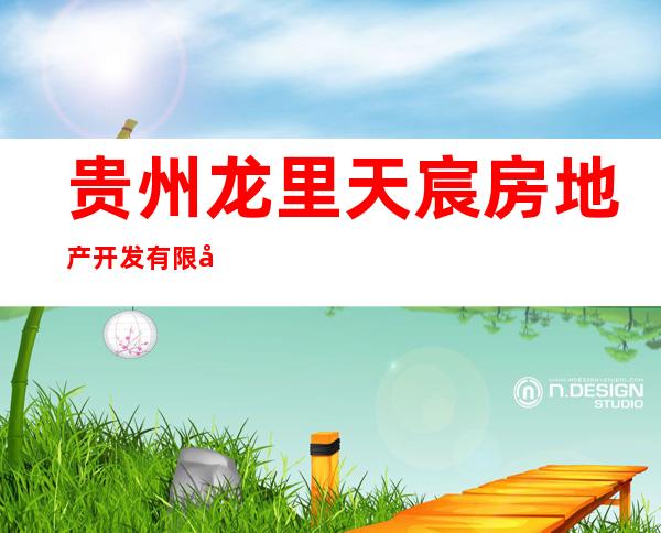 贵州龙里天宸房地产开发有限公司
